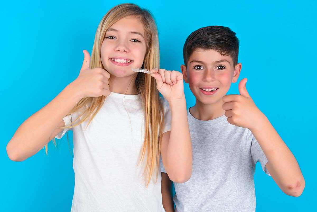 kids with Invisalign