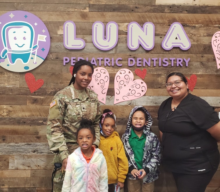Happy young patients at Luna Pediatric Dentistry near Aliana, TX